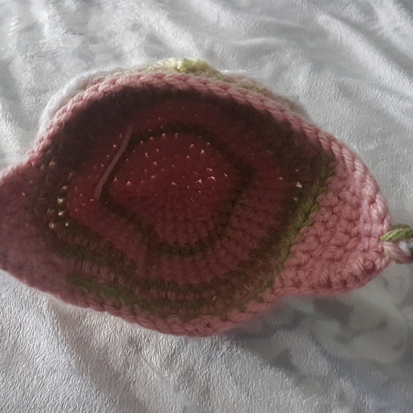 Newborn knit owl hat - Picture 4 of 4